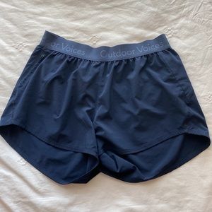 Outdoor Voices Relay 3 inch Shorts Navy
